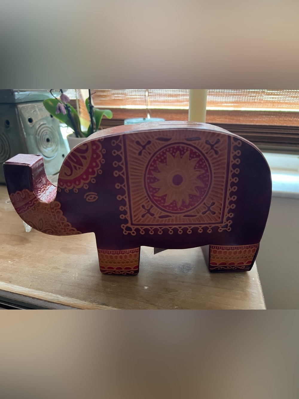 Vintage Elephant Coin Bank